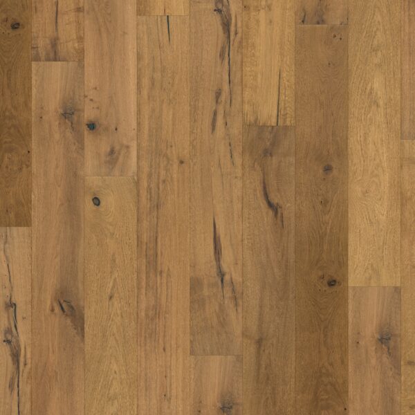 Engineered Wood Flooring Trendtime 8 Classic, oak smoked geb. naturaloil plus handcrafted widepl V-groove, 1739945, 1882x190x14 mm
