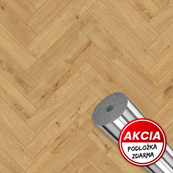 Laminátové podlahy KRONOORIGINAL HERRINGBONE • K326 Sundance Oak